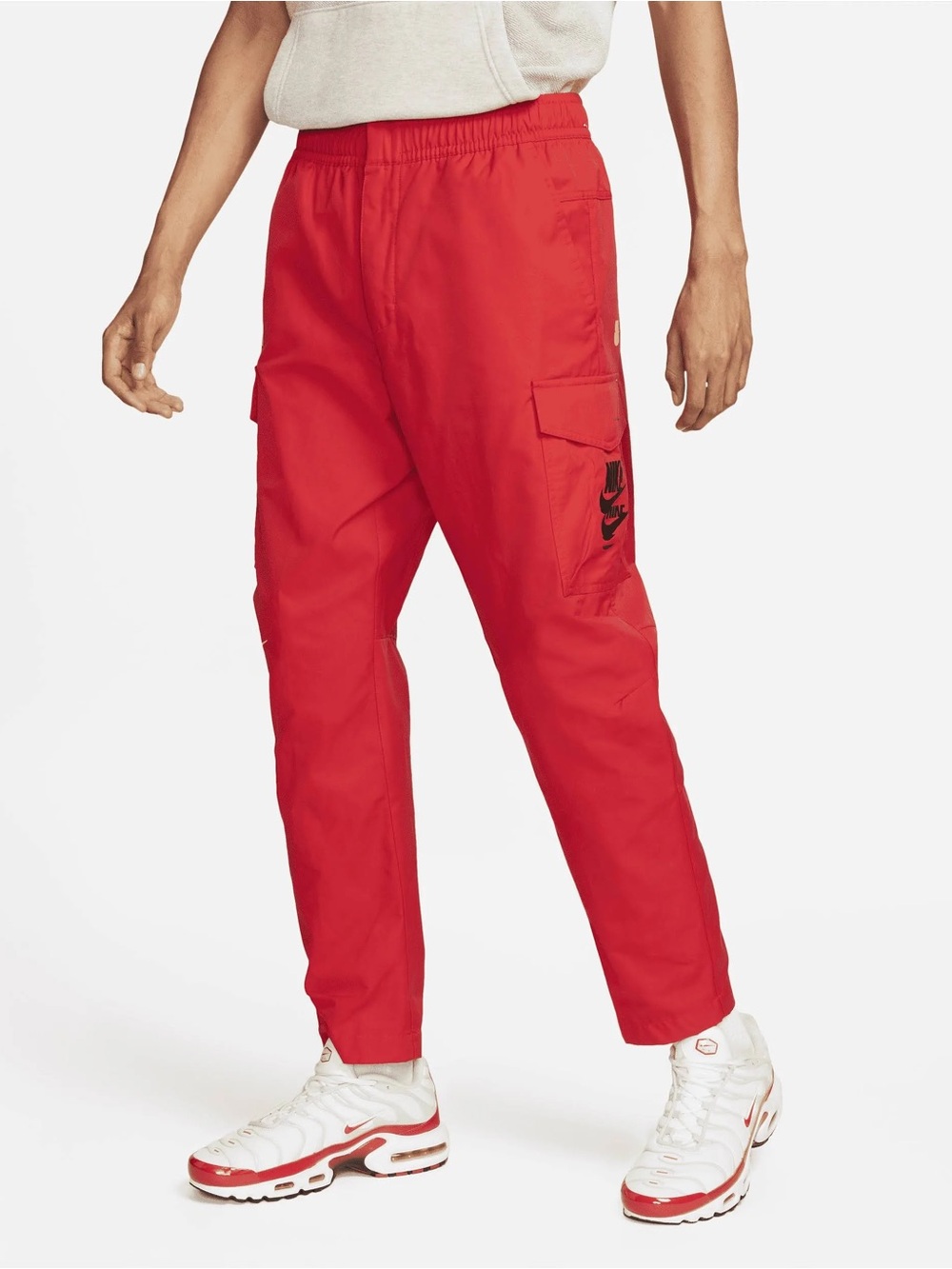 nike sportswear essentials pants Red DM6869-657 New Cargo Woven DSWT L